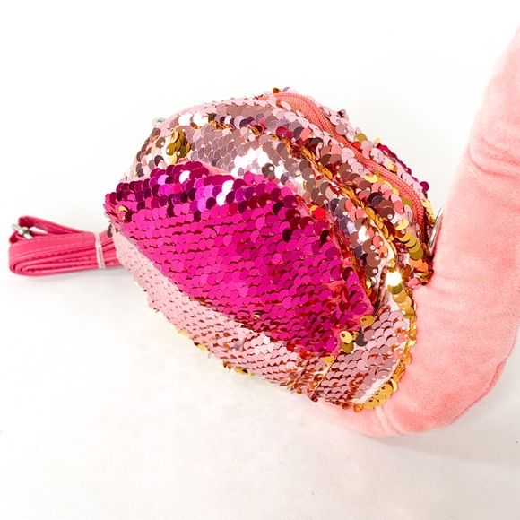 TY Fashion Gilda the Flamingo Sequin Purse - Picture 2 of 4